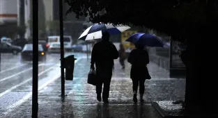 Hava durumu sunan çobana keçisinden beklenmedik müdahale