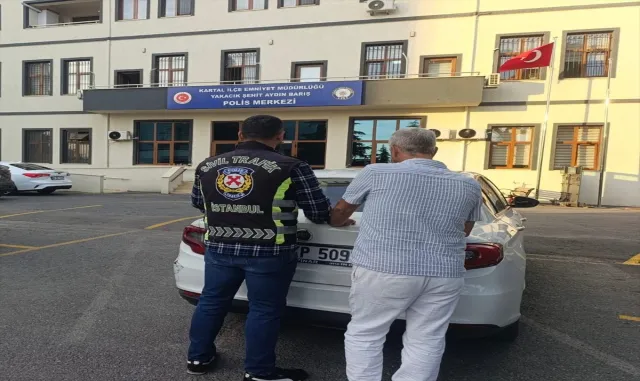 Kartal'da trafikte başka bir sürücüye saldıran minibüs şoförüne para cezası