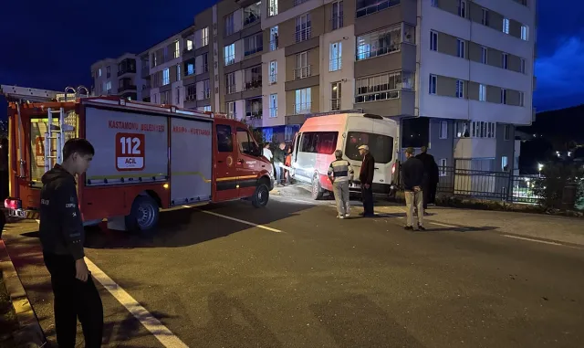 Kastamonu'da kaza yapan minibüsün sürücüsü yaralandı