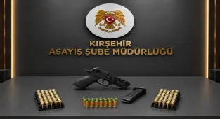 Kırşehir'de ruhsatsız silah operasyonlarında 9 zanlı yakalandı