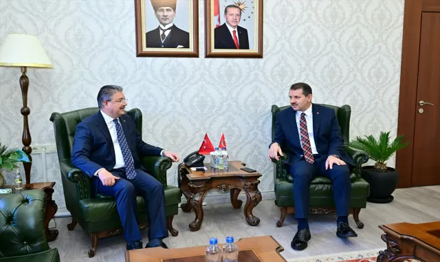 Milli Savunma Bakan Yardımcısı Ayhan, Eskişehir Valisi Yılmaz'ı ziyaret etti
