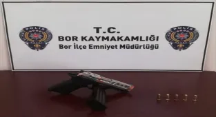 Niğde'de ruhsatsız silah operasyonunda yakalanan 2 şüpheli tutuklandı