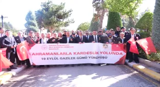 Yozgat'ta Gaziler Günü dolayısıyla yürüyüş düzenlendi