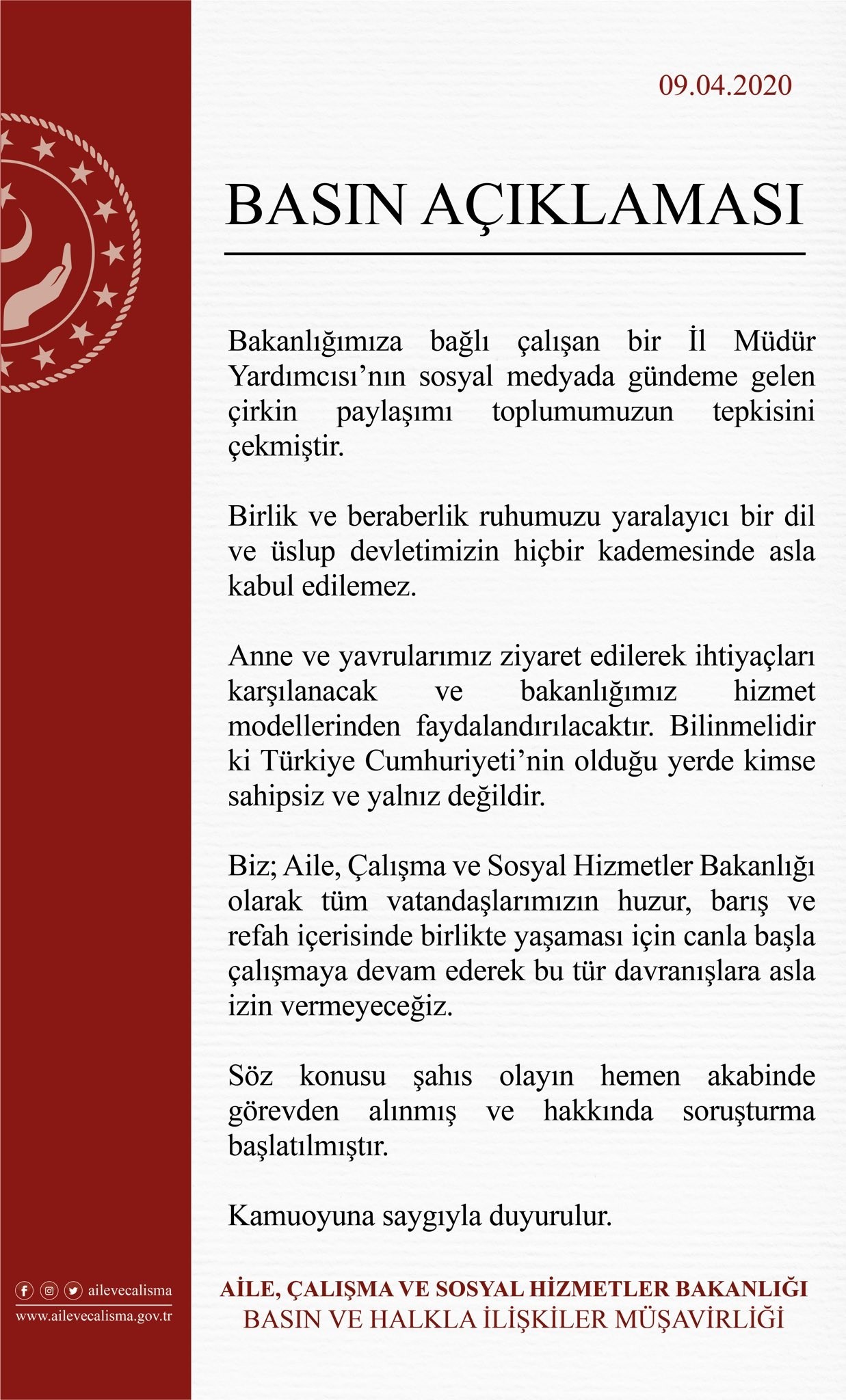 Vatandaşa yapılan saygısızlığa bakanlık devreye girdi Vatandaşa yapılan saygısızlığa bakanlık devreye girdi