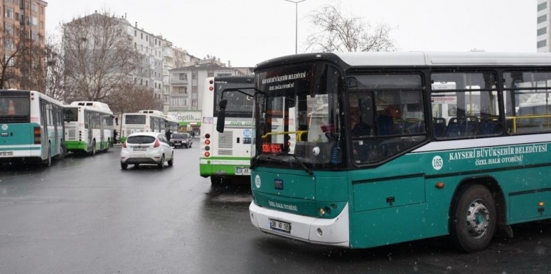 Kayseri’de Özel Halk Otobüsü Şoförlerine Korona Karantinası Kayseri’de Özel Halk Otobüsü Şoförlerine Korona Karantinası