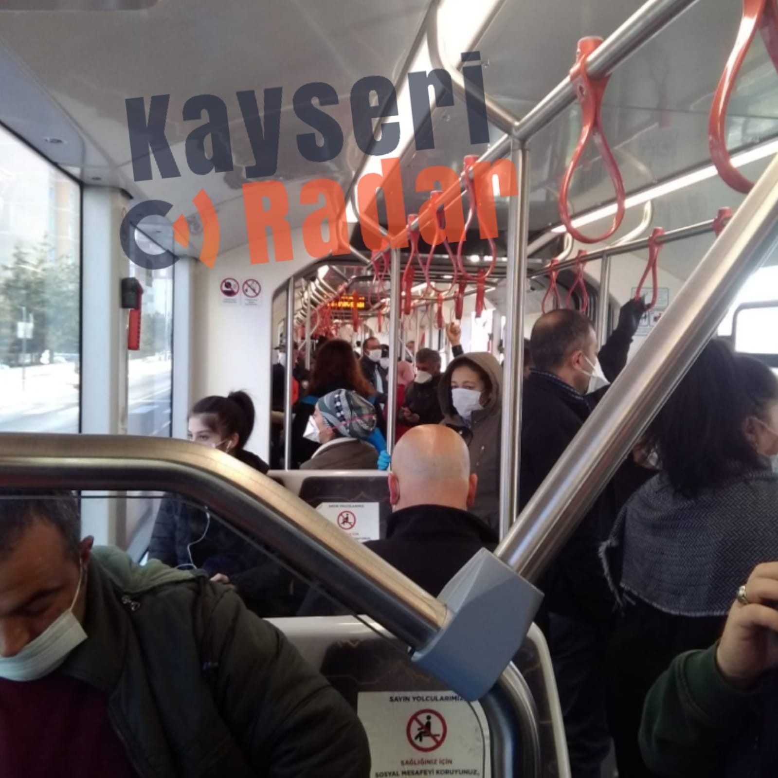 Kayseri Memduh Başkanı tramvaya binmeye davet ediyor! Kayseri Memduh Başkanı tramvaya binmeye davet ediyor!