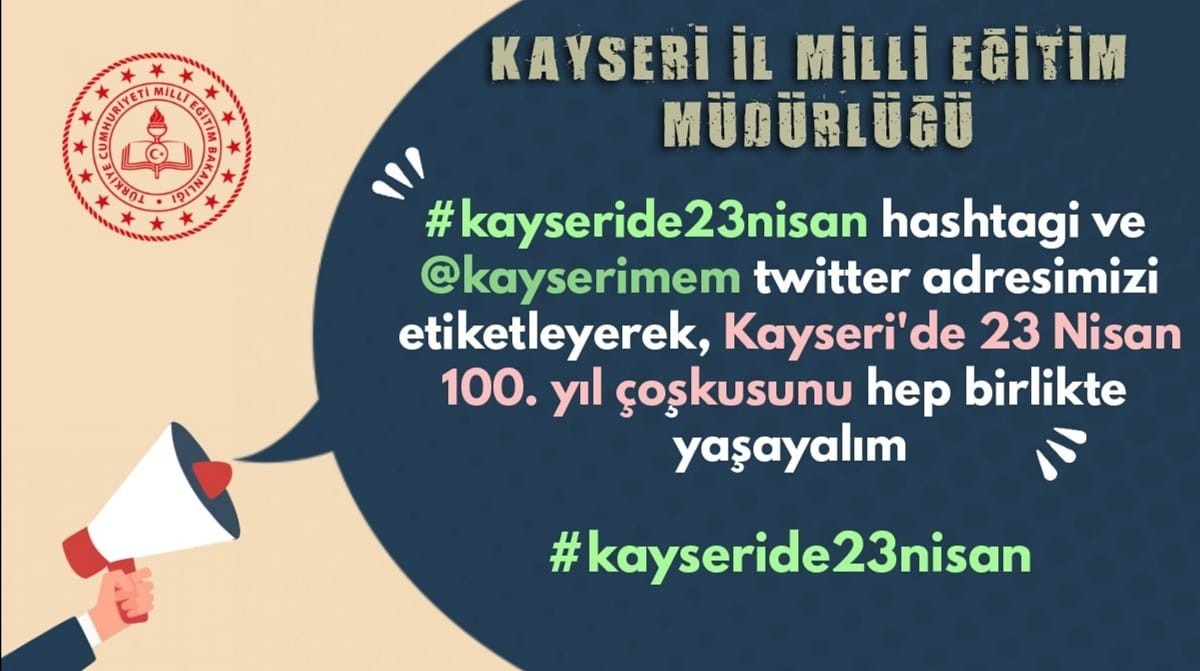 Kayseri ’de 23 Nisan 100. yıl coşkusu şimdiden başladı Kayseri ’de 23 Nisan 100. yıl coşkusu şimdiden başladı