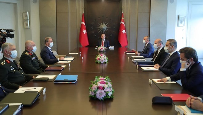 Cumhurbaşkanı Recep Tayyip Erdoğan başkanlığında Güvenlik Toplantısı gerçekleştirildi Cumhurbaşkanı Recep Tayyip Erdoğan başkanlığında Güvenlik Toplantısı gerçekleştirildi