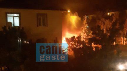 Erkilet Osman Gazi Mahallesinde Yangın!