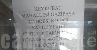 Kayseri Keykubat Mahallesinde 1 daire daha karantinaya alındı! Kayseri Keykubat Mahallesinde 1 daire daha karantinaya alındı!