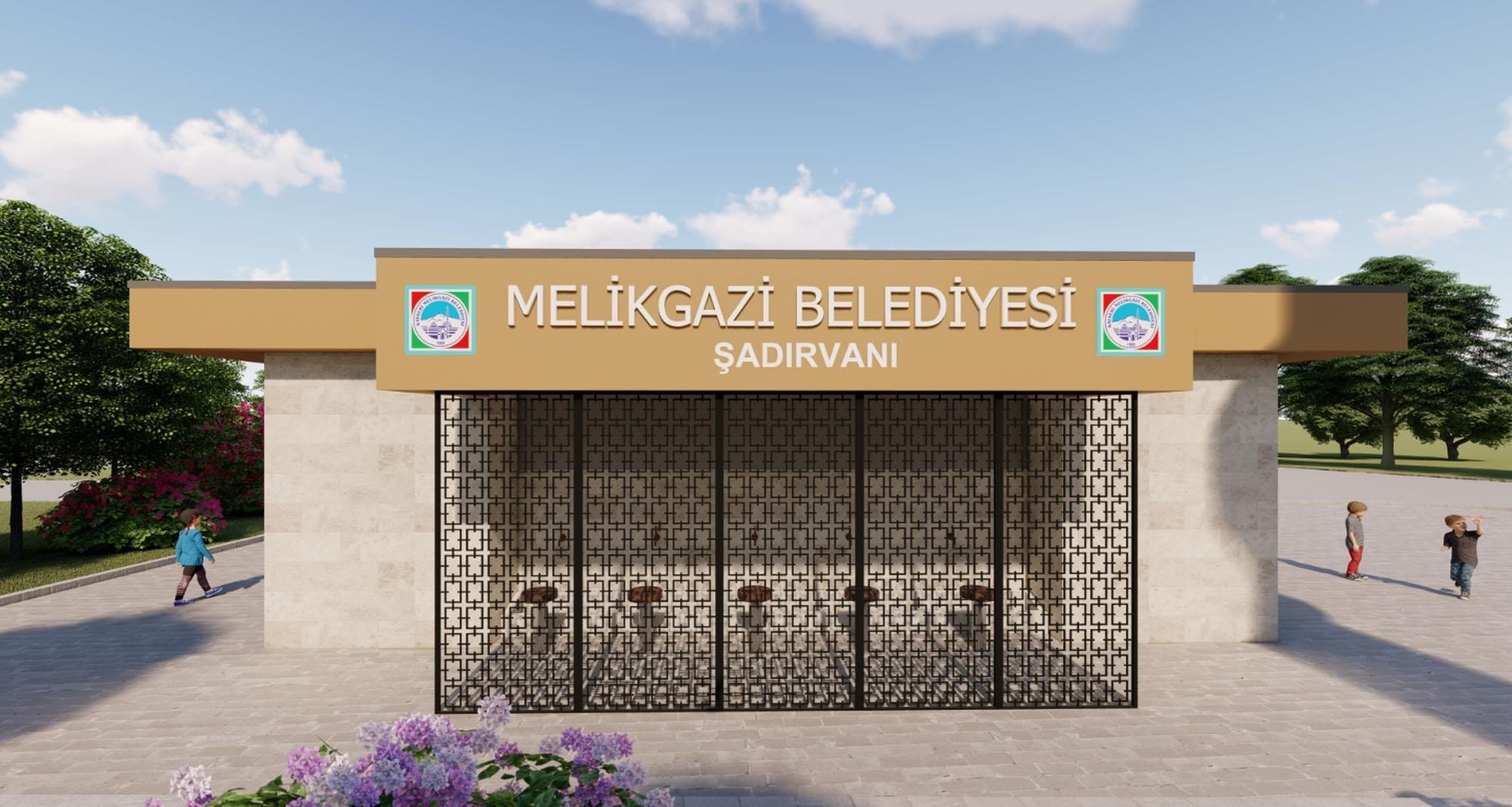Melikgazi Belediyesi 3 ayrı mahalleye şadırvan yapacak Melikgazi Belediyesi 3 ayrı mahalleye şadırvan yapacak
