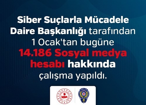 İçişleri Bakanlığı: Sosyal medyada 6 bin 743 hesap için adli işlem yapıldı İçişleri Bakanlığı: Sosyal medyada 6 bin 743 hesap için adli işlem yapıldı
