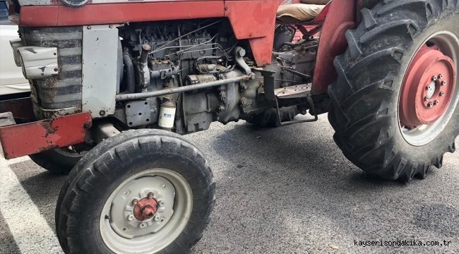 Kayseri’de borcunu ödemeyen kişinin eski eşine ait traktörü çaldı Kayseri’de borcunu ödemeyen kişinin eski eşine ait traktörü çaldı