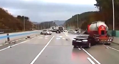 GTA! Ancak video oyunlarında yaşanabilecek trafik kazası