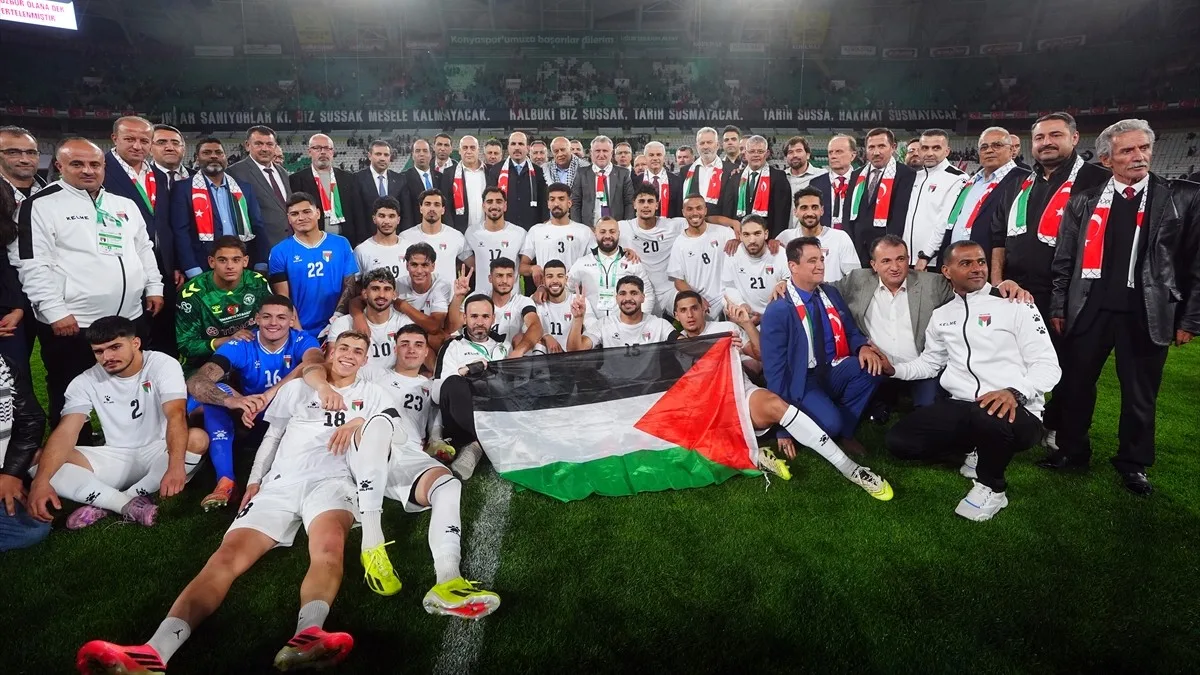Cumhurbaşkanı Erdoğan’dan Konyaspor-Filistin Milli Takımı dostluk maçına ilişkin paylaşım Cumhurbaşkanı Erdoğan’dan Konyaspor-Filistin Milli Takımı dostluk maçına ilişkin paylaşım