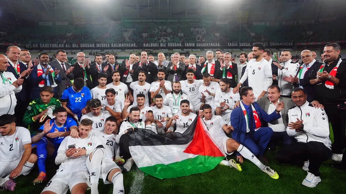 Filistin Milli Takımı-Konyaspor dostluk maçı